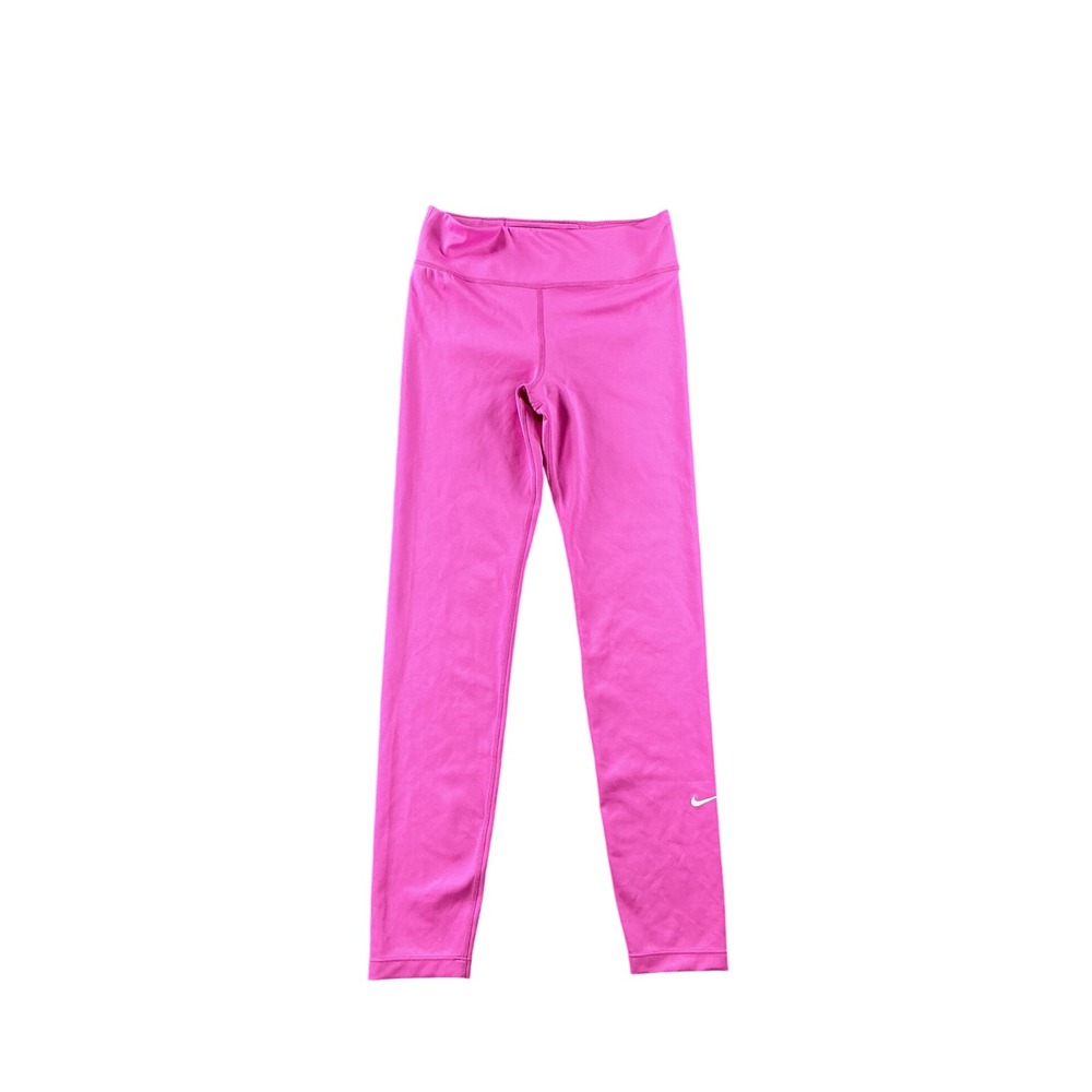 Nike Dri-FIT Womens Pink Athletic Training Leggings Size Large DD0252-666